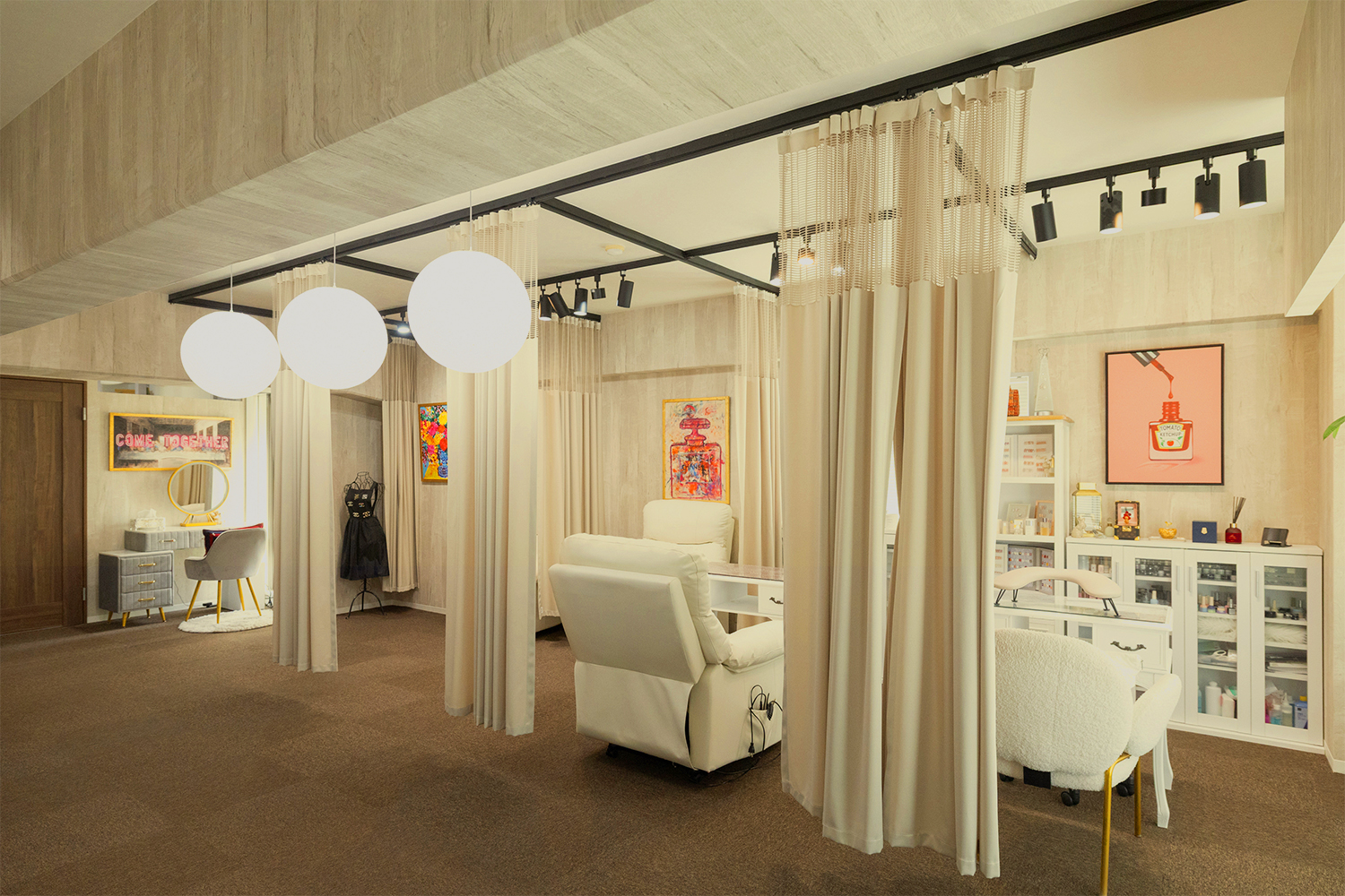 ネイルサロンNOEL店内